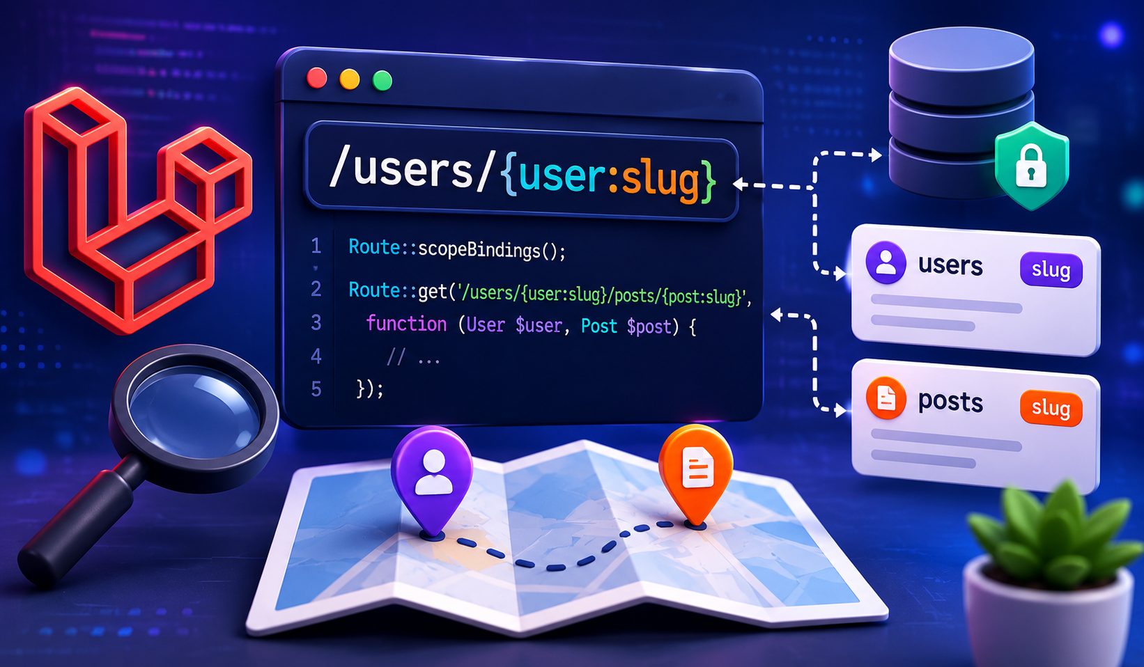How Laravel Route Scoping Works with Custom Keys