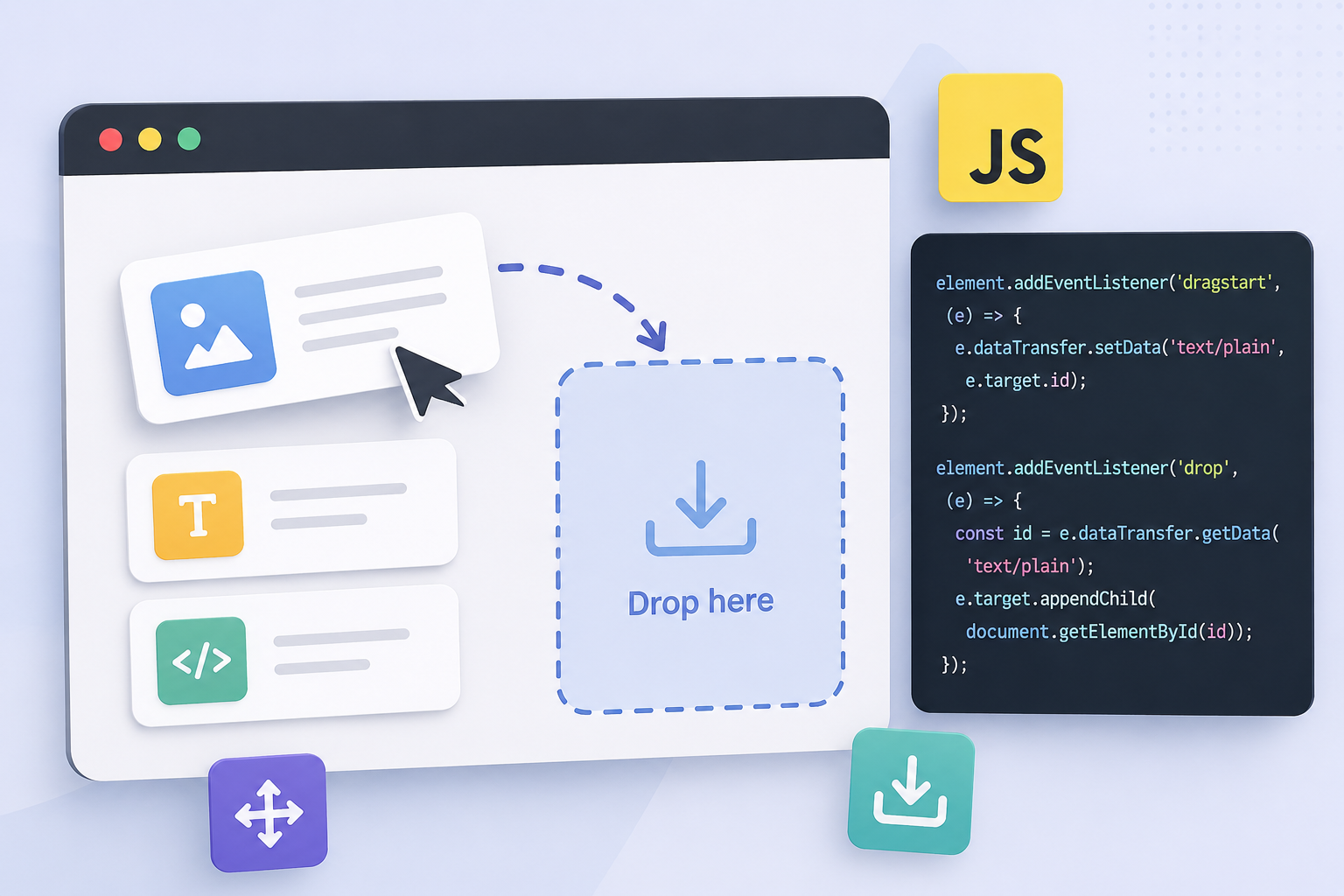 How to Make Elements Draggable and Droppable